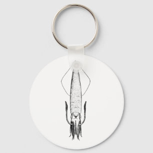 Tintenfisch-Logo (Loligo) Schlüsselanhänger