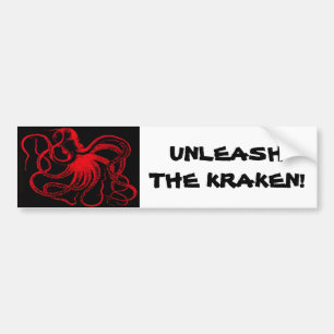 Tintenfisch Nautical Steampunk Vintage Kraken Mons Autoaufkleber