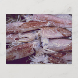 Tintenfisch Postkarte