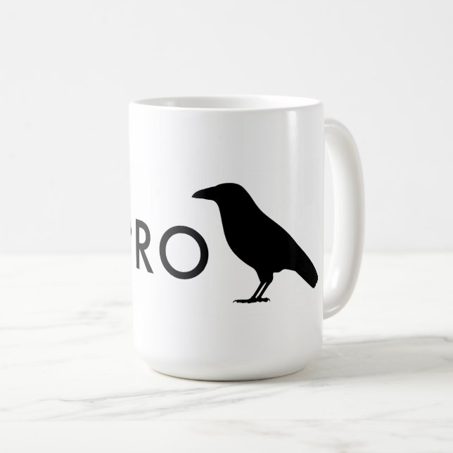 Tintenfisch Pro Crow Kaffeetasse (VorderseiteRechts)