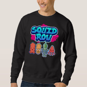 Tintenfisch Row Octopus Tintenfisch Tintenfisch Sweatshirt