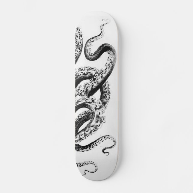 Tintenfisch Skateboard (Vorderseite)
