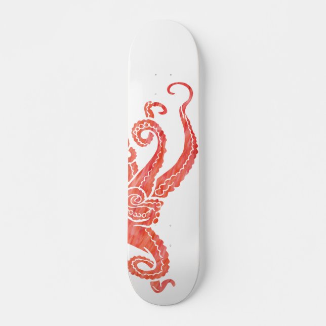 Tintenfisch Skateboard (Vorne)