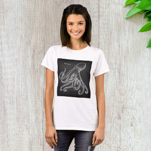 Tintenfisch-Skizze T-Shirt