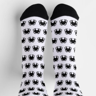 Tintenfisch-Socken - S/W - Unisex Socken