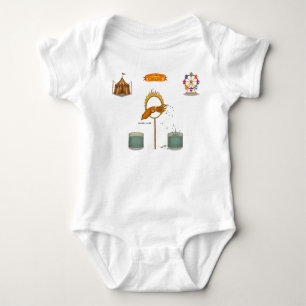 Tintenfisch Spritzig Baby Strampler