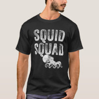 Tintenfisch Squad Sea Octopus Vintag erschüttert