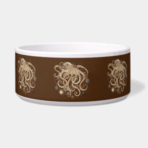 Tintenfisch Steampunk Retro Mechanische Fantasie Napf
