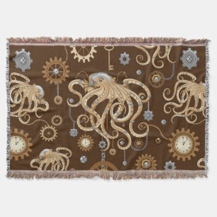 Tintenfisch Steampunk Retro Mechanische Fantasy Decke
