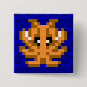 Tintenfisch-Tarnung-Tintenfisch-Abzeichen Button