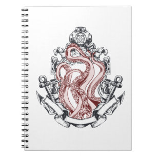 Tintenfisch Tentacles out Mirror Lovecraftian Horr Notizblock