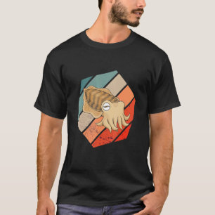 Tintenfisch Tintenfisch Sechseck Vintage Ozean Tie T-Shirt