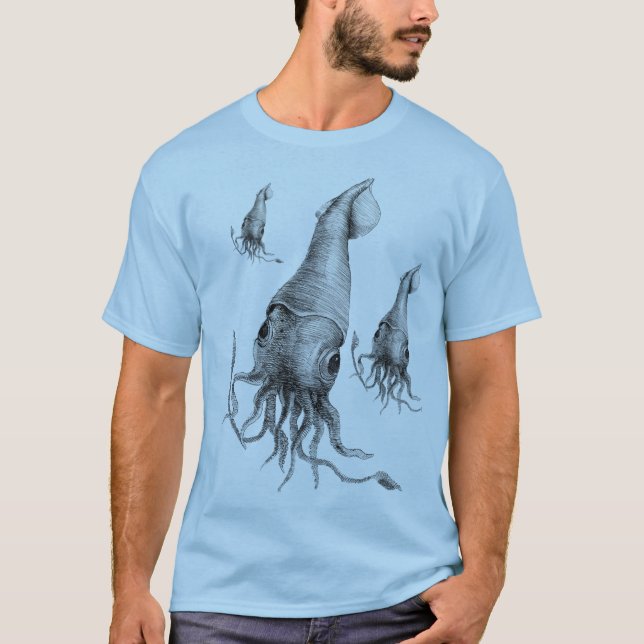 Tintenfisch, Tintenfisch, Tintenfisch T-Shirt (Vorderseite)