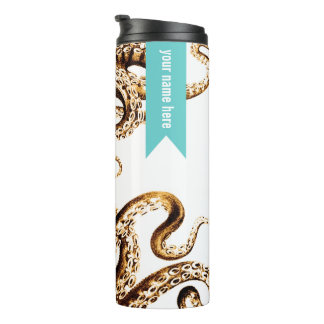 Tintenfisch Tumbler Turquoise Thermosbecher
