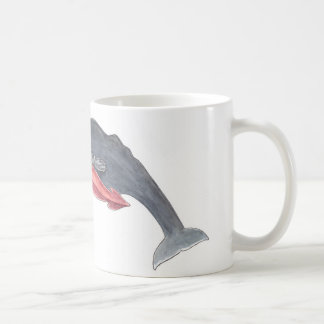 Tintenfisch-und Wal-Kaffee-Tasse Kaffeetasse