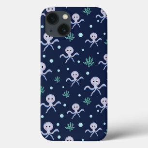 Tintenfisch unter dem Meer Kinder Muster Case-Mate iPhone Hülle