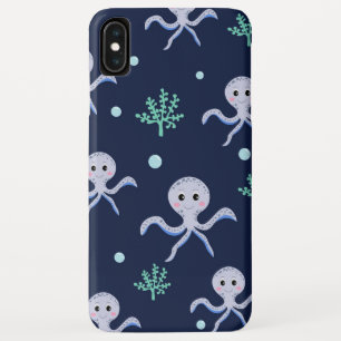 Tintenfisch unter dem Meer Kinder Muster Case-Mate iPhone Hülle