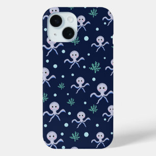 Tintenfisch unter dem Meer Kinder Muster Case-Mate iPhone Hülle