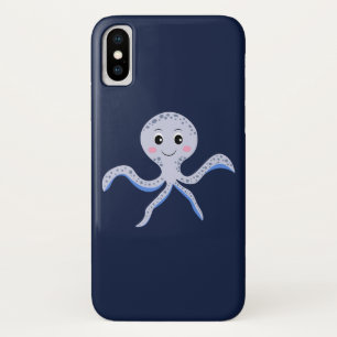 Tintenfisch unter dem Meer Kinder Muster Case-Mate iPhone Hülle