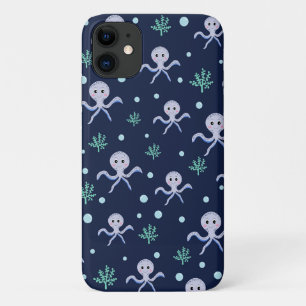 Tintenfisch unter dem Meer Kinder Muster Case-Mate iPhone Hülle