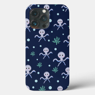 Tintenfisch unter dem Meer Kinder Muster Case-Mate iPhone Hülle