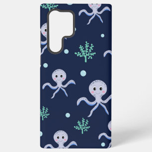 Tintenfisch unter dem Meer Kinder Muster Samsung Galaxy Hülle