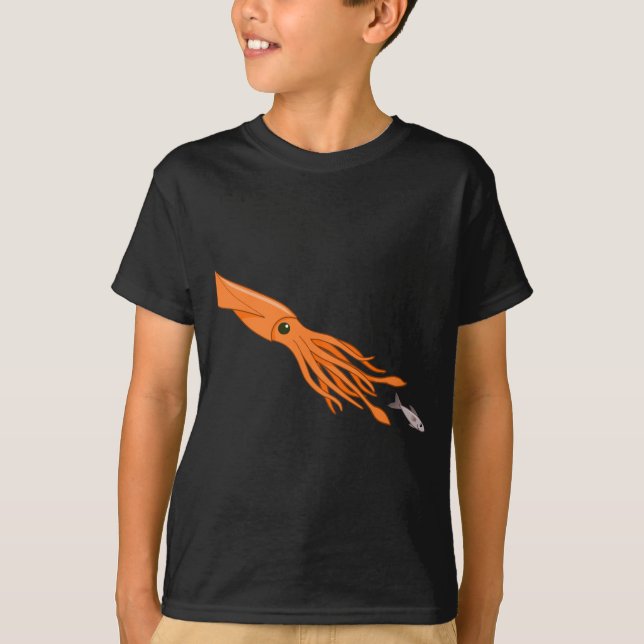Tintenfisch-Verfolgung T-Shirt (Vorderseite)