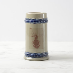 Tintenfisch Vintage Nautical Bierglas