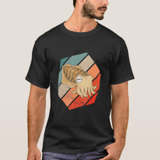 Tintenfische Tintenfische Hexagon Vintages Tier T-Shirt