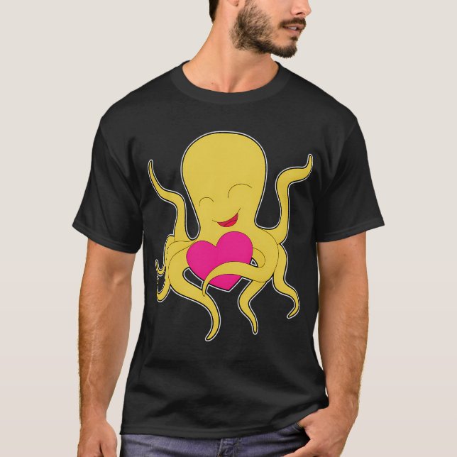 Tintenfischherz T-Shirt (Vorderseite)