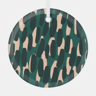 Tintenklappen, von Hand gezeichnet, glänzend nahtl Ornament Aus Glas