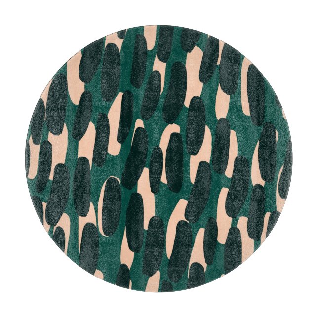 Tintenklappen, von Hand gezeichnet, glänzend nahtl Schneidebrett (Vorderseite)