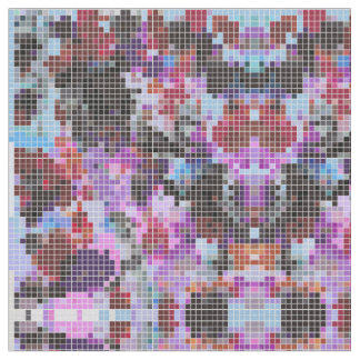 Tintenklecks des Purpinklue im Quadrat Stoff