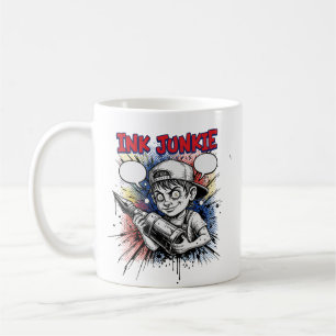 TINTENSÜCHTIGER KAFFEETASSE