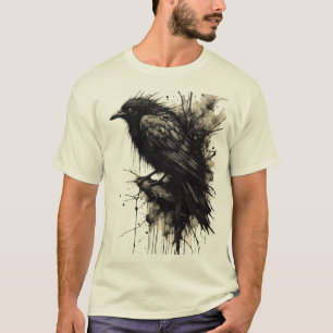 Tintentstorm Krähenstille Vor dem Krächzen T-Shirt
