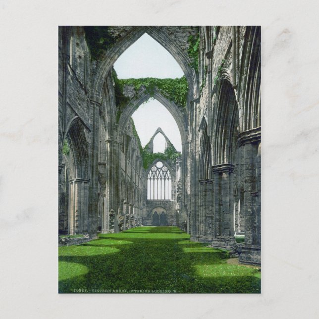 Tintern Abbey Postkarte (Vorderseite)