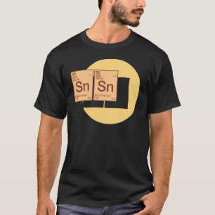 Tintin/Zinn-Zinn (auf Schwarzem) T-Shirt