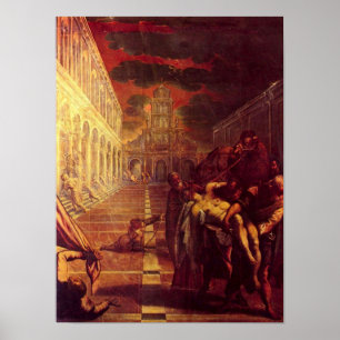 Tintoretto - Wiedergewinnung der Leiche von St Poster