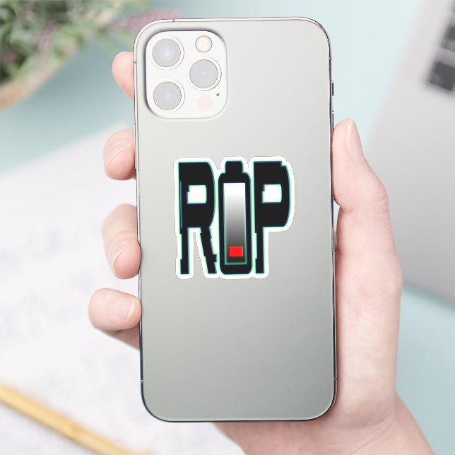 Tiny 2" x 2" Vinyl-Aufkleber, kundenspezifisch ges Aufkleber (Telefon)