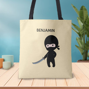 Tiny Angry Ninja Individuelle Name auf Yellow