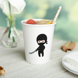 Tiny Angry Ninja Pappbecher