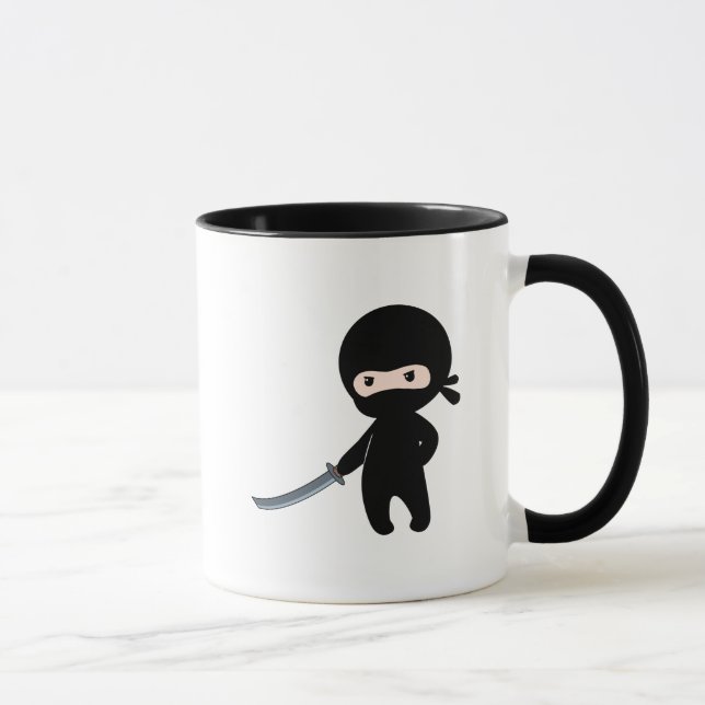 Tiny Angry Ninja Tasse (Rechts)