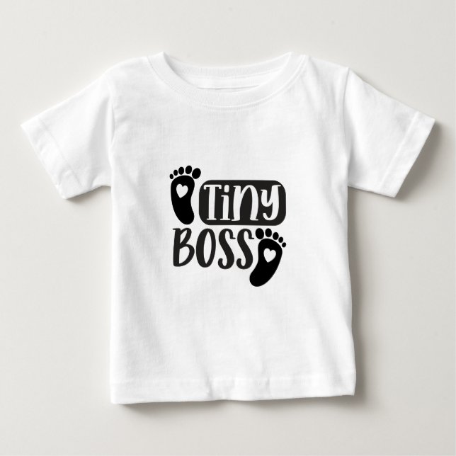 Tiny Boss - Mini Boss Lady Baby T-shirt (Vorderseite)