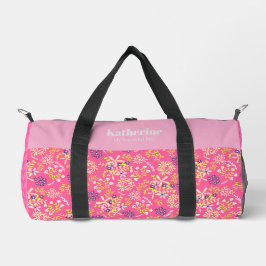 Tiny Bouquet Blume Cherry Duffle Bag