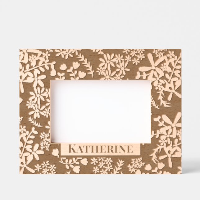 Tiny Bouquet Blume Geätzte Rahmen (Vorderseite)