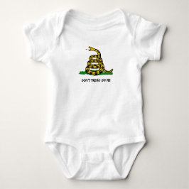 Tiny but Free - Gadsden Flag Baby Onesie Baby Strampler