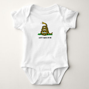 Tiny but Free - Gadsden Flag Baby Onesie Strampler