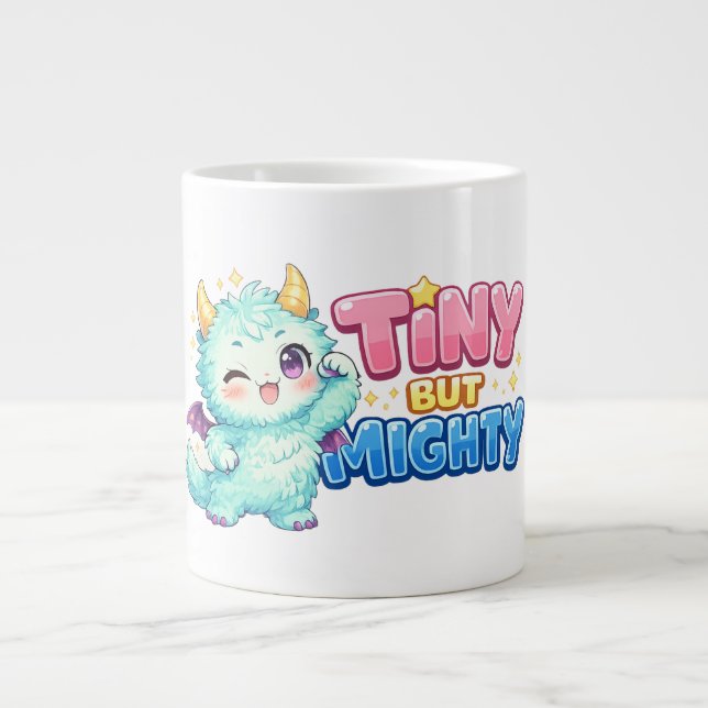 Tiny But Mighty Dragon Jumbo-Tasse (Vorderseite)