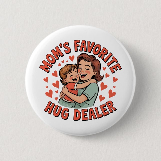 Tiny Button, Big Liebe - Feiern Sie den Zauberhut  Button (Vorderseite)