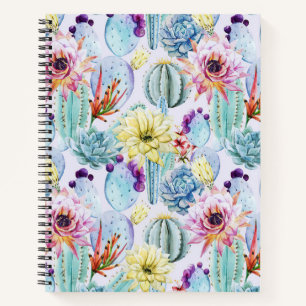 Tiny Cactus Pattern Notizbuch